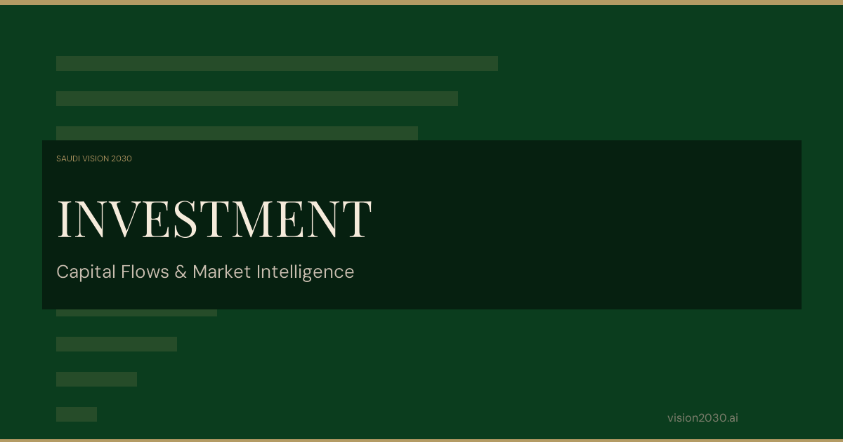 Investing in Saudi Mining — Investment | Saudi Vision 2030